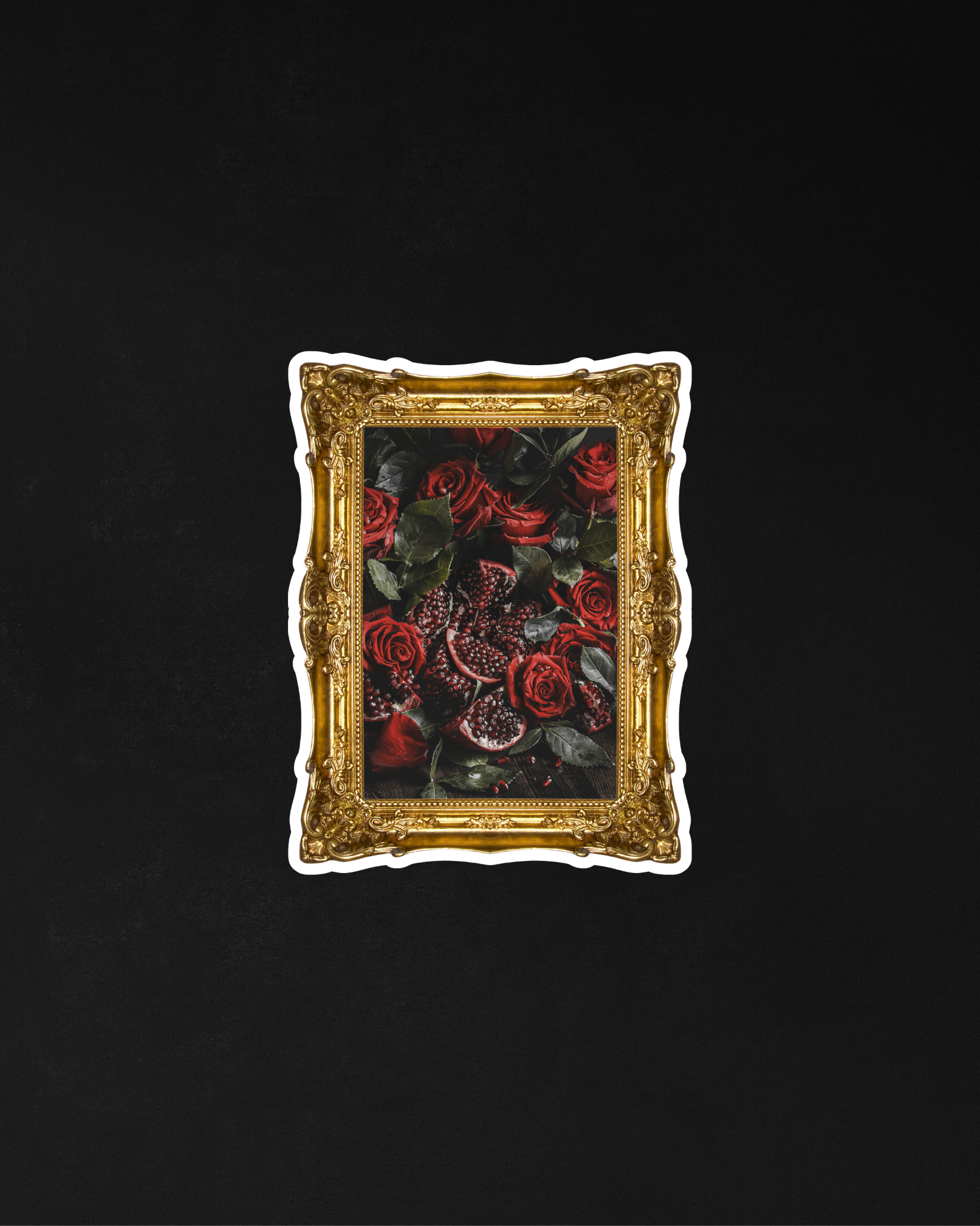 Flowers From The Underworld - Gold Foil Sticker