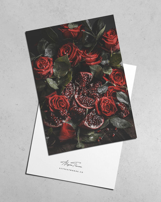 FLOWERS FROM THE UNDERWORLD | POSTCARD