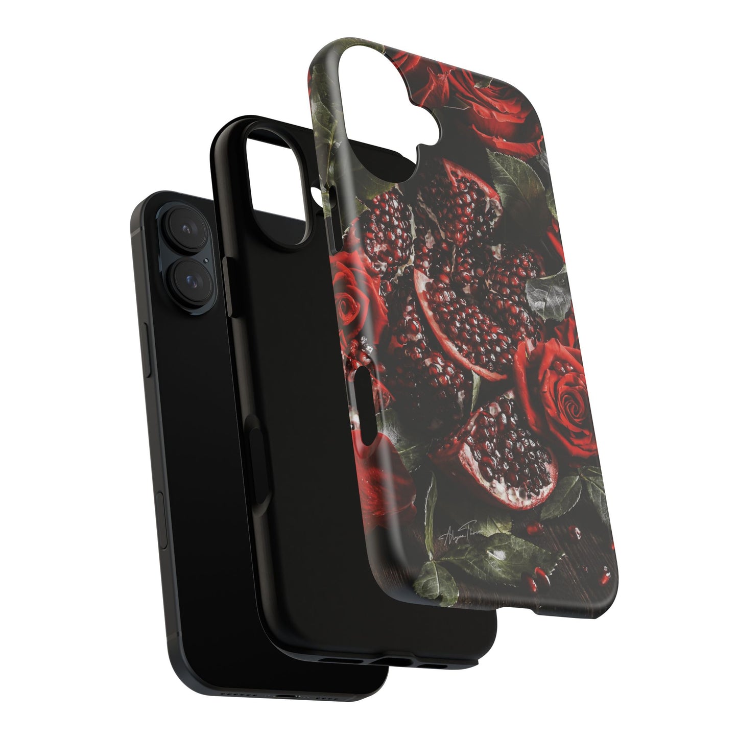 The Satin Matte Phone Case - Flowers From The Underworld