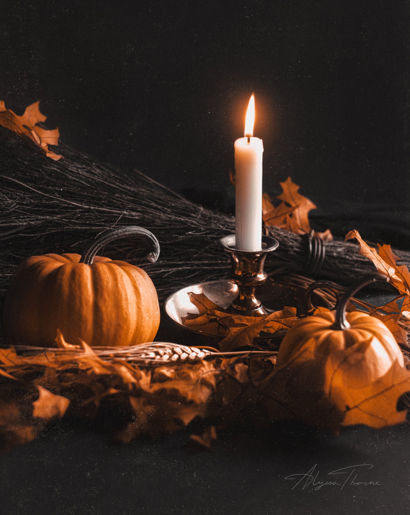 AT OCTOBER'S TABLE - FINE ART PRINTS