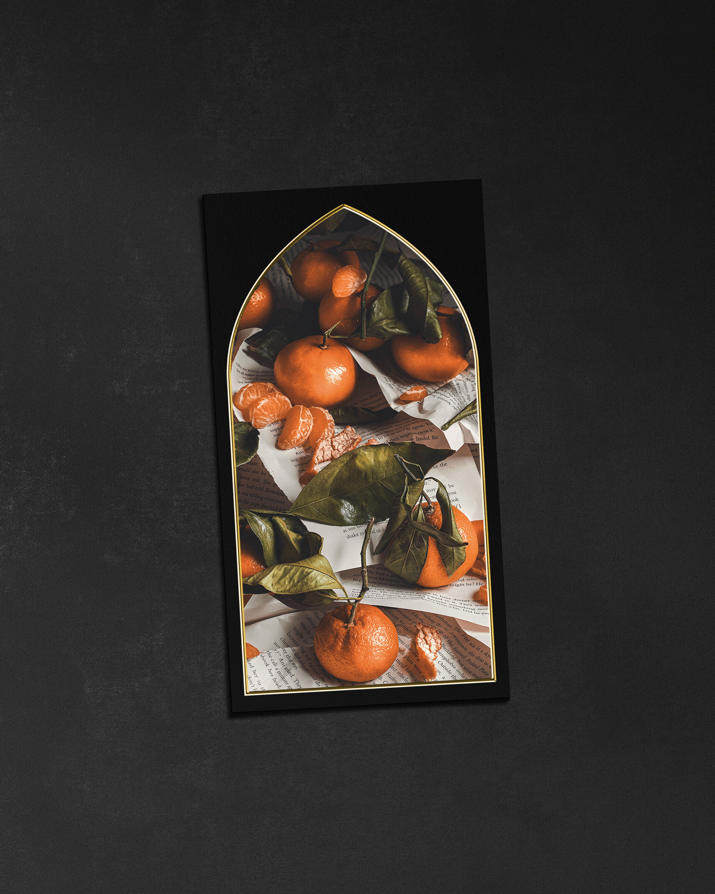 CITRUS SYMPHONY – FOIL ARCH BOOKMARK