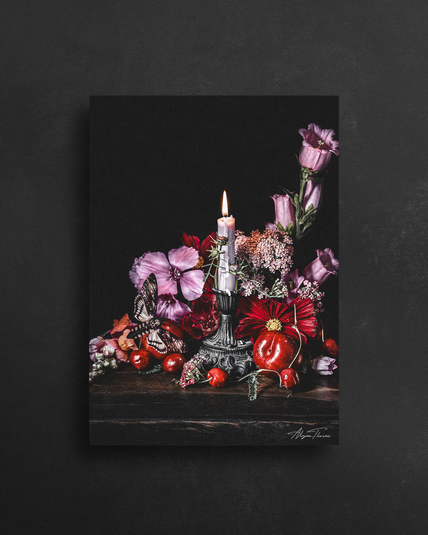 Like A Moth To A Flame - 5 X 7 Postcard