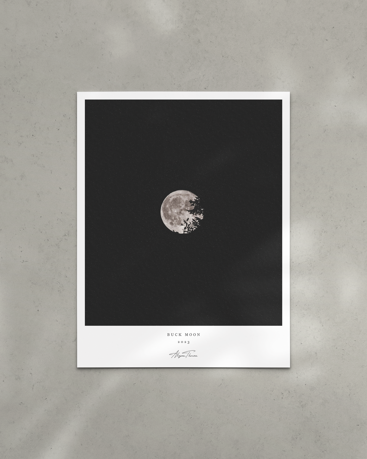 BUCK MOON  | PETITE POSTER PRINT  | 8.5 x 11