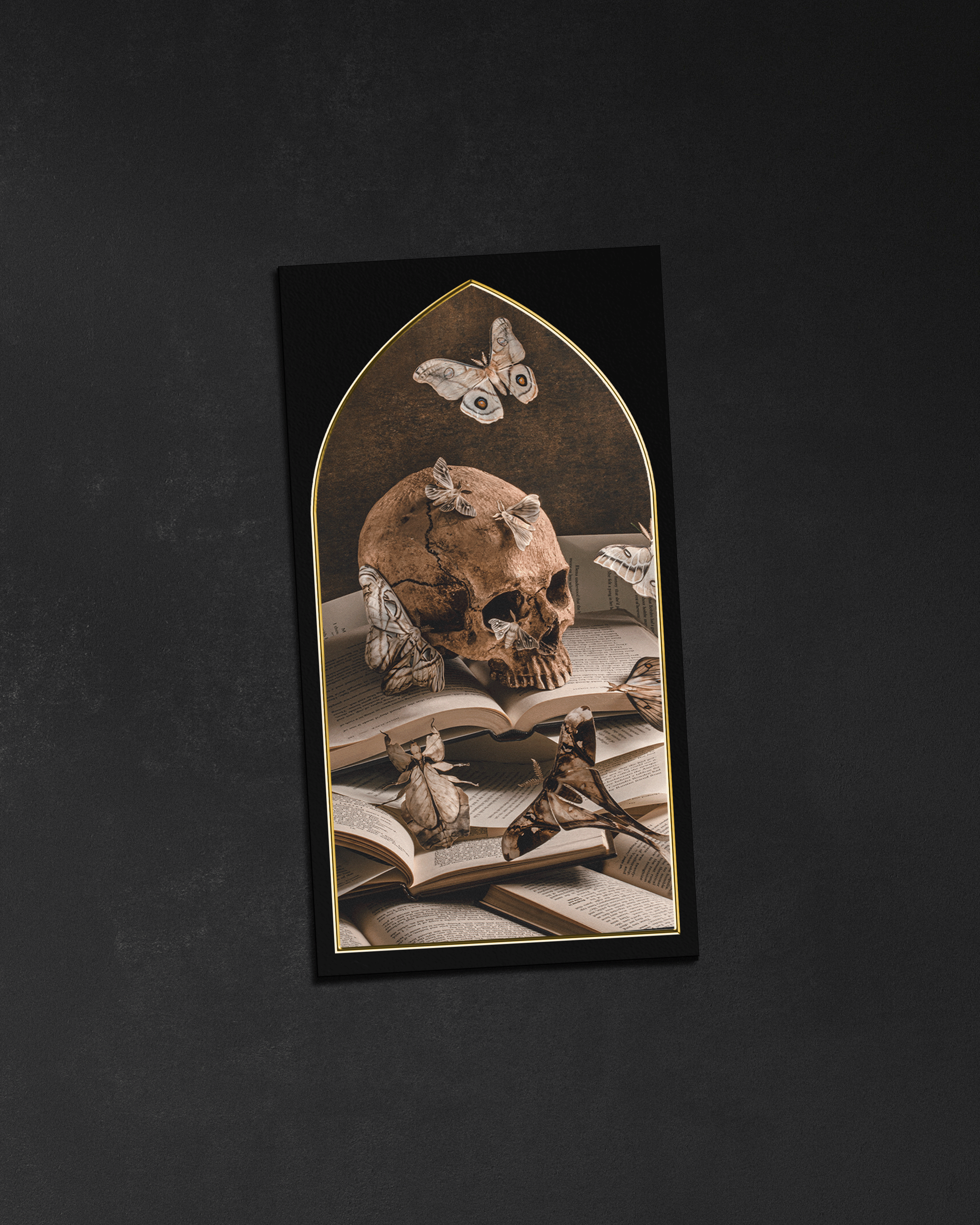 BURY ME IN THE LIBRARY – FOIL ARCH BOOKMARK