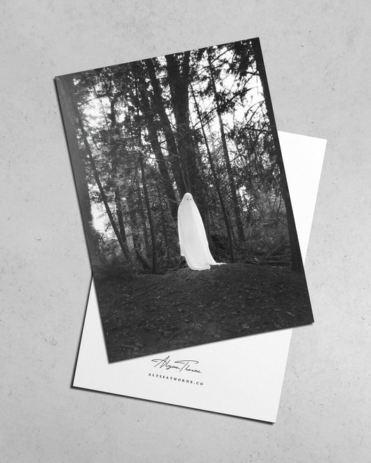 THE GHOST OF YOU (B & W VARIANT) | POSTCARD