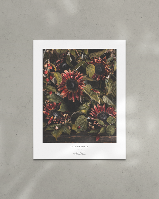 GILDED IDYLL • PETITE POSTER PRINT • 8.5 x 11