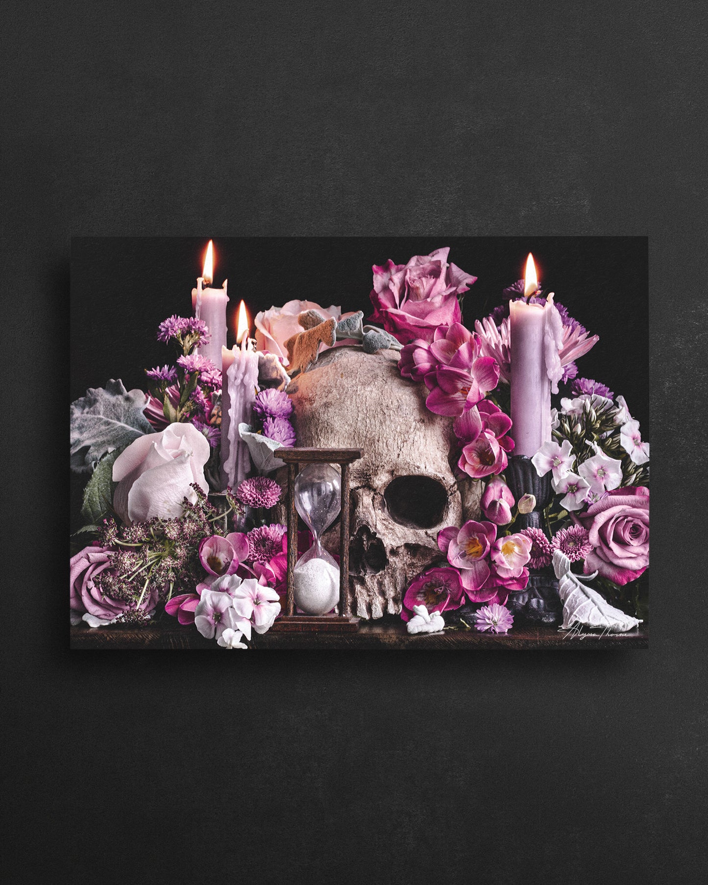 LIFE, DEATH AND TIME - POSTCARD